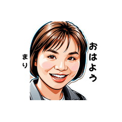 mari-san's sticker by Tsukusuta dKWI