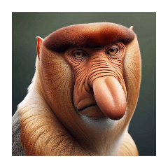 [For arrangement] Proboscis monkey