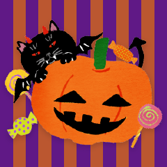 Spooky Halloween cat