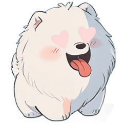 fluffy white Samoyed1mini