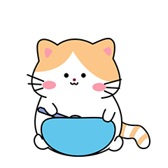 Caty : cute and fat orange cat