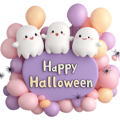 Cute Halloween Ghosts (TH)