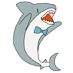 Lerequin the stuffed toy shark