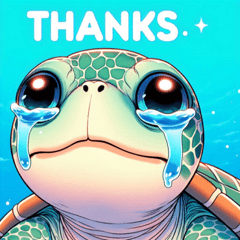 Tearful Turtle Stickers @SFW