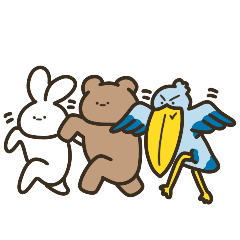 Rabbit, bear and animals 2