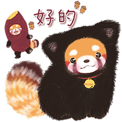 小熊猫 Pohe /秋冬/約會/拼貼樂貼圖