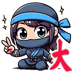 Cute Female Ninja Kunoichi Sushi BIG