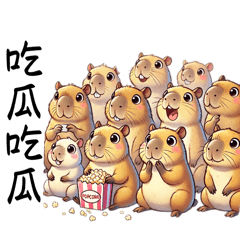 水豚家族說中國話（令人討厭的水豚）