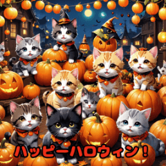 Halloween Cat-tastrophe Stickers