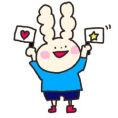 Kawaii Yuru-rabbit sticker