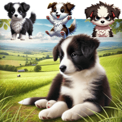 Adorable Border Collie Fun!