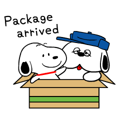 Snoopy สติกเกอร์ดุ๊กดิ๊กสำหรับครอบครัว♪