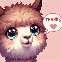 Teary-Eyed Alpaca@SFW