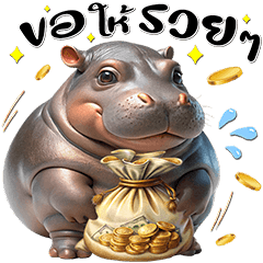 Cute Fat Hippo : Emotions (PopUp)8