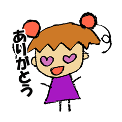 PON-chan Girl sticker!