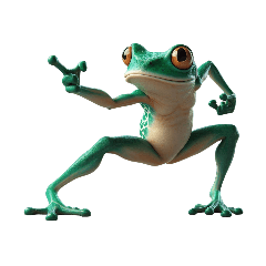 [For arrangement] Kung Fu frog 2