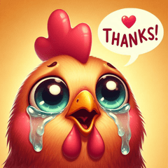 Teary Chicken Stickers @SFW