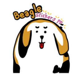 Beagle sticker pp