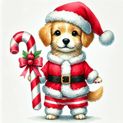 Santa Dog's Christmas Fun