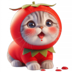 Tomato Cat Loves to Complain