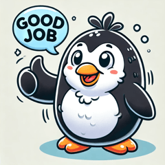 Clumsy Penguin Stickers @SFW