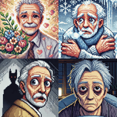 Charming Grandpa Stickers