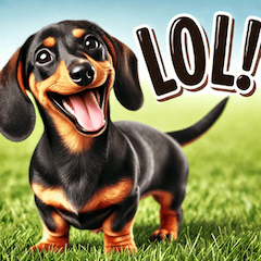 Adorable Dachshund Stickers