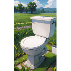 wild toilet