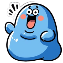 Chubby Blue Ghost