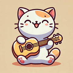 Strumming Cat Vibes