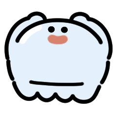 Smiling jellyfish gesture Sticker