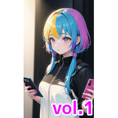 Smartphone girls picture book vol.1