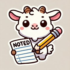 Funny Goat Stickers @SFW