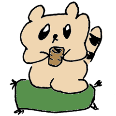 Pocopoco Tanuki Tea time