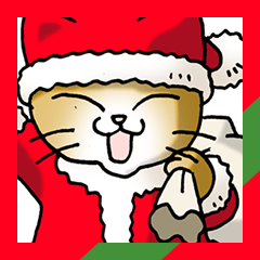 Cat stickers part 7( Christmas)