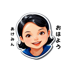 akemin-san's sticker by Tsukusuta UKM2