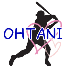 Baseball OHTANI heart stiker vol.2