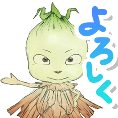 Vegetable Fairies N.Y. SALAD Sticker 2