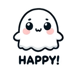 Cute little ghost!.