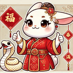 Good luck in the Year of the Snake1