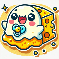 Chubby Cheese Ghost Baby!