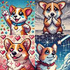 Pixel Corgi Adventures