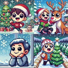 Pixel Christmas Magic