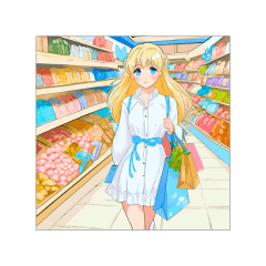 NoText*Animation*WinterShoppingCuteGirls