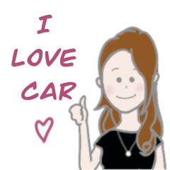 She loves car