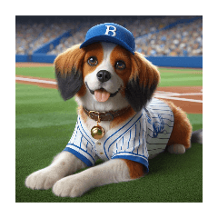 [arrangement] Baseball dog Koikeruhondie