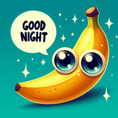 Fun Teary-Eyed Banana Stickers@SFW