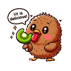 Very Cute Kiwi bird