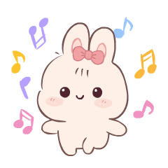 Pinky the Cheerful Bunny – LINE stickers | LINE STORE