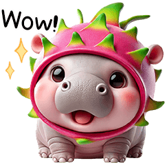 Moo Dang Baby Hippo Dragon Fruit (ENG)